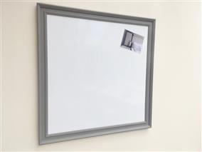'Mole's Breath' Extra Large Magnetic White Board with Traditional Frame